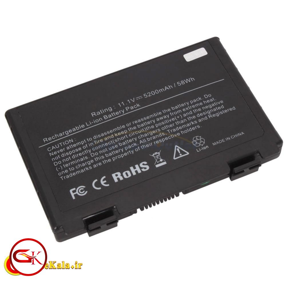 کیفیت باتری لپ تاپ Asus F52