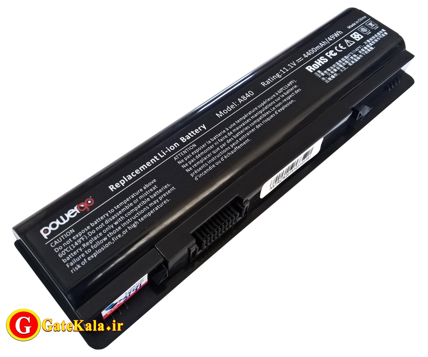 کیفیت باتری لپ تاپ Dell Vostro A840