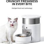 ظرف غذای اتوماتیک استیل هوشمند مجهز به WiFi و ضبط صدا مخصوص سگ و گربه مارک PETKIT